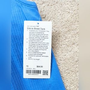 Lululemon ebb to street tank